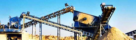 stone crushing plant of 80 - 120 TPH