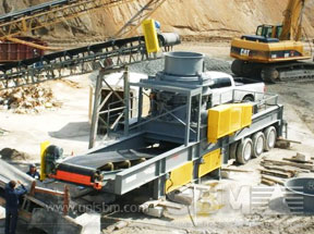 Portable cone crusher plant project